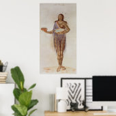 Indische Frau in Florida Poster (Heimbüro)