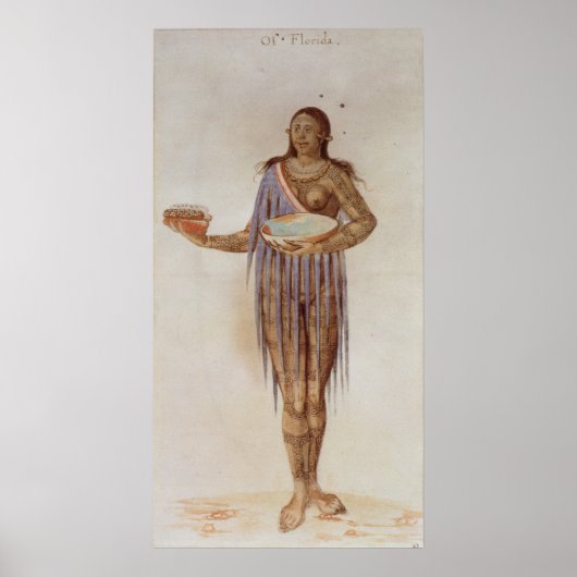 Indische Frau in Florida Poster (Vorne)