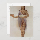 Indische Frau in Florida Postkarte (Vorne/Hinten)