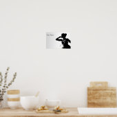 Indische Frau klassische Tanzbharatnatyam Poster (Küche)