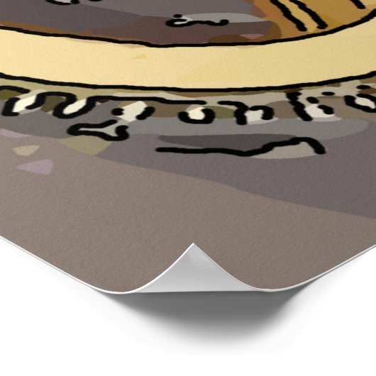 Indische Frau mit Taube Poster (Ecke)