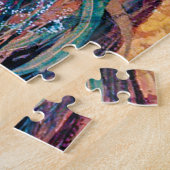 Indische Frau, Mucha Puzzle (Seite)