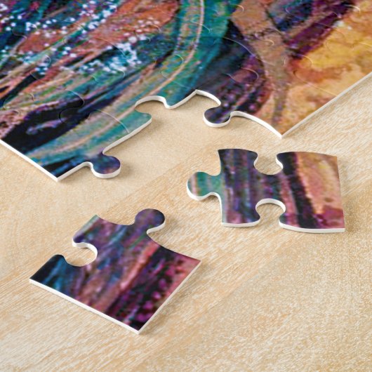 Indische Frau, Mucha Puzzle (Seite)