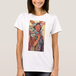 Indische Frau, Mucha T-Shirt