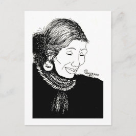 Indische Frau Postkarte