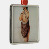 Indische Frau Silbernes Ornament (Rechts)