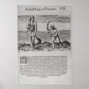 Indische Frau und junges Mädchen Poster