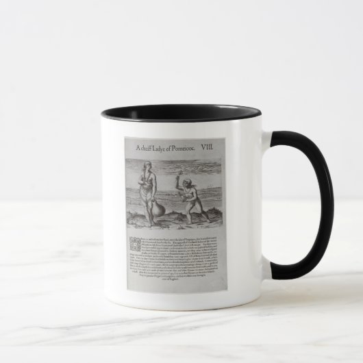 Indische Frau und junges Mädchen Tasse (Rechts)
