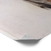 Indische Frau und Pomeioc-Baby Poster (Ecke)