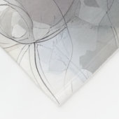 Indische Frau und Wolf Geist der Wildnis Fleecedecke (Ecke)