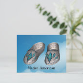 Indische Frauen Moccasins Postcard Postkarte (Stehend Vorderseite)
