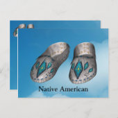 Indische Frauen Moccasins Postcard Postkarte (Vorne/Hinten)
