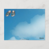 Indische Frauen Moccasins Postcard Postkarte (Rückseite)