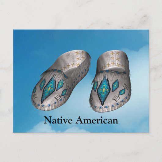 Indische Frauen Moccasins Postcard Postkarte (Vorderseite)