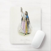 Indische Frauen-traditionelles Kostüm Mousepad (Mit Mouse)