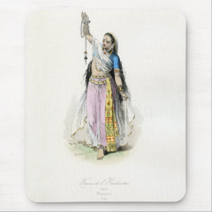 Indische Frauen-traditionelles Kostüm Mousepad
