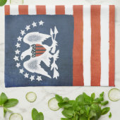 Indische Friedensflagge Geschirrtuch (Gefaltet)