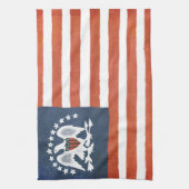 Indische Friedensflagge Geschirrtuch (Vertikal)