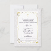 Indische Ganesha-Hochzeitseinladung Einladung (Vorderseite)