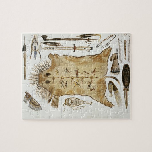 Indische Geräte und Arme, überziehen 21 von Puzzle (Horizontal)