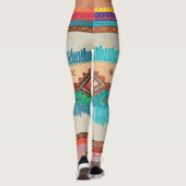 Indische Gewebemuster Leggings (Rückseite)