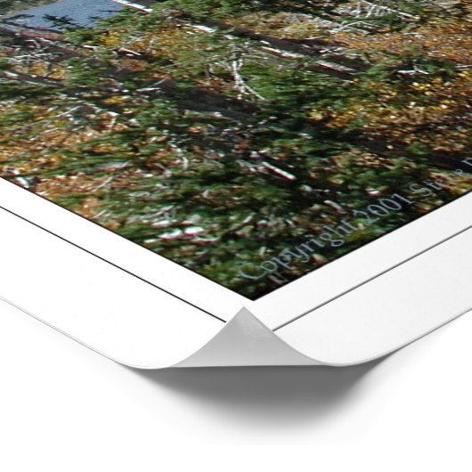 Indische Gipfel, Colorado Poster (Ecke)