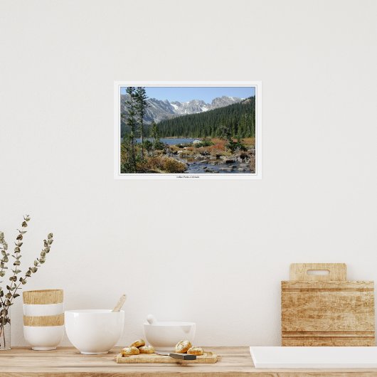 Indische Gipfel, Colorado Poster (Küche)