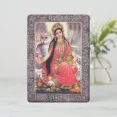 Indische Götter/Göttin - Einladungskarte Einladung (Stehend Vorderseite)