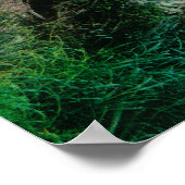 Indische Gräber und Totems im Staat Alaska Poster (Ecke)