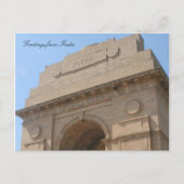 indische Grüße Postkarte (Vorderseite)