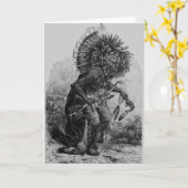 Indische Grußkarte Karte (Gelbe Blume)