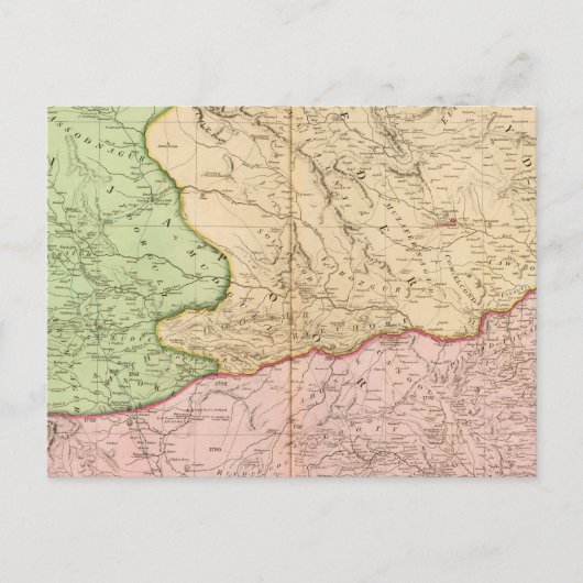 Indische Halbinsel Nord Postkarte (Vorderseite)