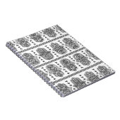 Indische Hand gezeichnetes Hamsa Gekritzel Notizblock (Rechte Seite)