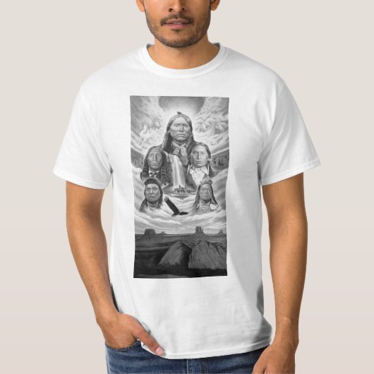 Indische Häuptlinge der Indianer T-Shirt (Vorderseite)