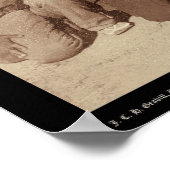 Indische Häuptlinge mit New York World Pennant SD Poster (Ecke)