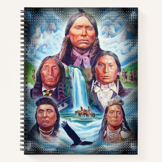 Indische Häuptlinge-Uni regiert Notizblock (Vorderseite)