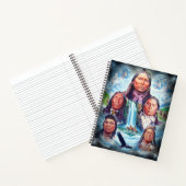 Indische Häuptlinge-Uni regiert Notizblock (Innenseite)