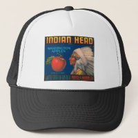 Indische Hauptwashington-Apfel-Vintage Anzeige