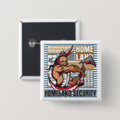 Indische heimat-Sicherheit Button (Vorne & Hinten)