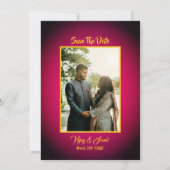 Indische Hindu Hochzeitseinladung mit individuelle Einladung (Rückseite)