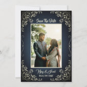 Indische Hindu Hochzeitseinladung mit individuelle Einladung (Rückseite)