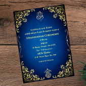 Indische Hindu Hochzeitseinladung mit individuelle Einladung