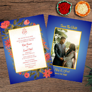 Indische Hindu Hochzeitseinladung mit individuelle Einladung