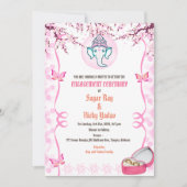 Indische Hindu-Verlobung Einladung (Vorderseite)