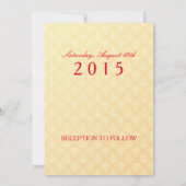 Indische Hochzeit - Einladung (Rückseite)