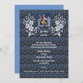 Indische Hochzeit Einladung mit Ganesha (Vorne/Hinten)