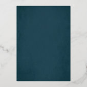 Indische Hochzeit Einladung Red Gold Ganesha (Rückseite)