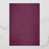 Indische Hochzeit Einladung Red Gold Ganesha (Rückseite)