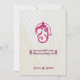 Indische Hochzeit Ganesha Hindu Einladung