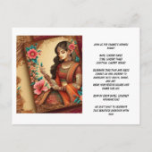 Indische Hochzeit Henna Zeremonie Einladungen (Rückseite)